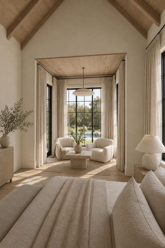 A bedroom redesigned by Loftling in the Minimalist style