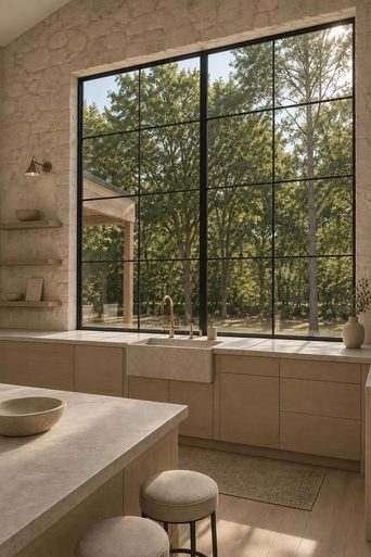 A kitchen redesigned by Loftling in the Minimalist style