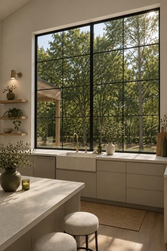 A kitchen redesigned by Loftling in the Modern style